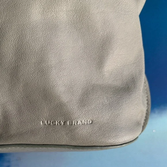 Lucky Brand Leather Shoulder Bag - Soft Green Sage - Picture 2 of 10